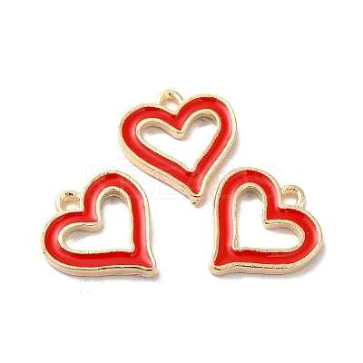 Alloy Enamel Charms ENAM-Q448-08LG-1