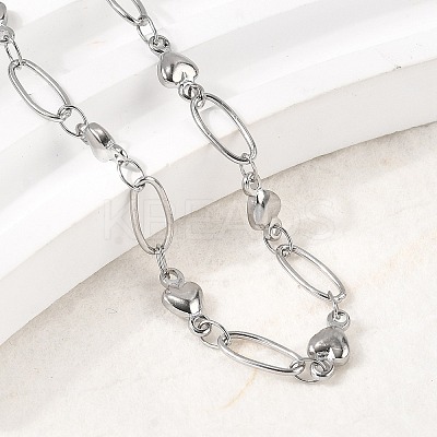 304 Stainless Steel Link Bracelets BJEW-A044-03C-P-1