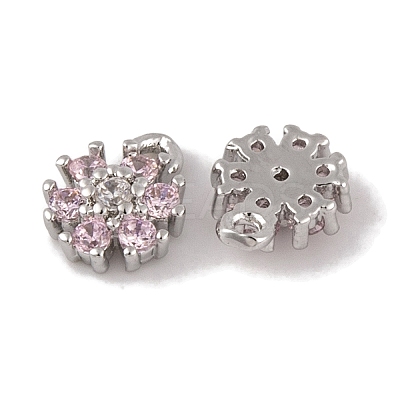 Brass Micro Pave Cubic Zirconia Charms LS-KK-L212-17P-1