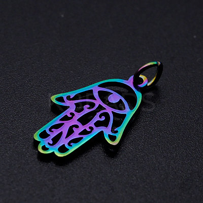 Ion Plating(IP) 201 Stainless Steel Pendants STAS-S105-JN240-1