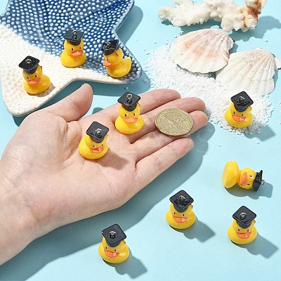 10Pcs Graduation Theme Resin Pendants RESI-YW0004-71-1