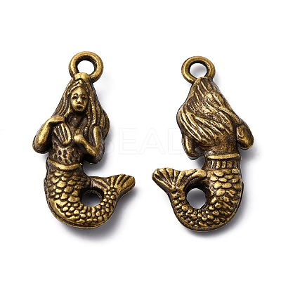 Tibetan Style Alloy Pendants TIBE-Q050-02AB-LF-1
