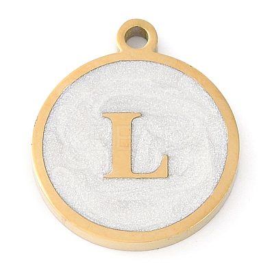 Ion Plating(IP) 201 Stainless Steel Pendants STAS-K288-02G-L-1