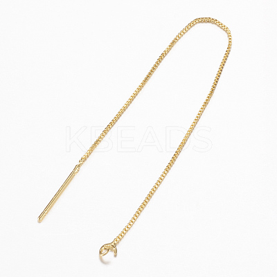 Brass Stud Earring Findings KK-F070-16-FF-1