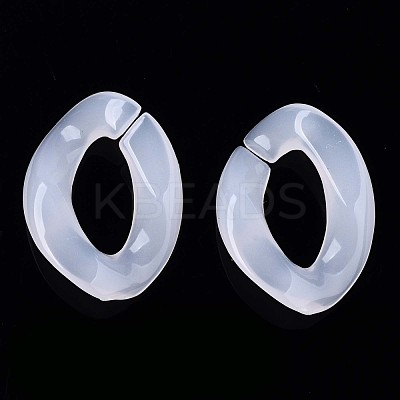 Imitation Jelly Acrylic Linking Rings OACR-ZX003-01D-1