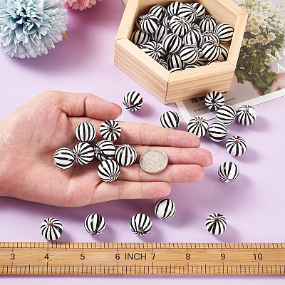 Natural Wooden Beads WOOD-TAC0010-04B-1