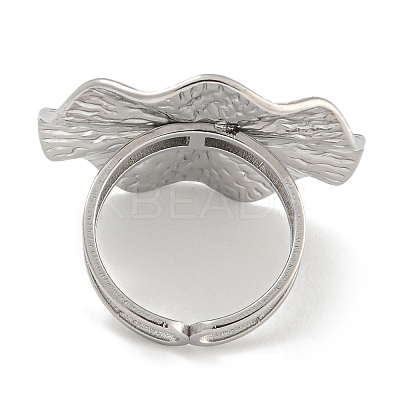 304 Stainless Steel Ring for Women RJEW-U014-10P-1