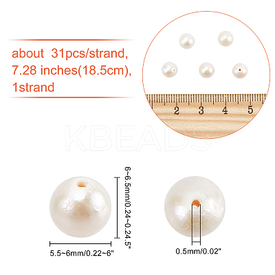 Natural Cultured Freshwater Pearl Beads Strands PEAR-NB0001-21-1