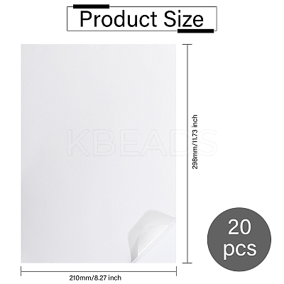 A4 Self-Adhesive Printing Paper AJEW-WH0473-74-1