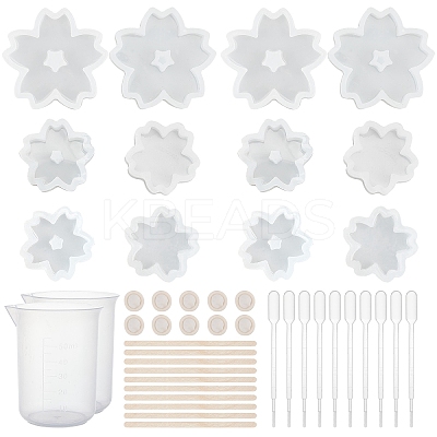DIY Sakura Silicone Molds Kits DIY-OC0002-87-1