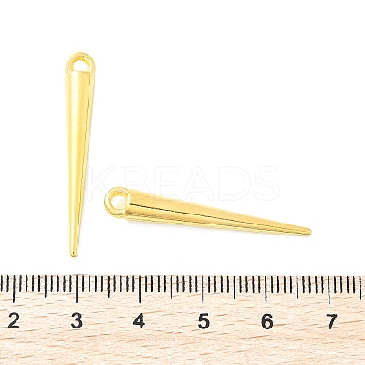 Tibetan Style Alloy Spike Pendants X-TIBEP-A16461-G-NR-1