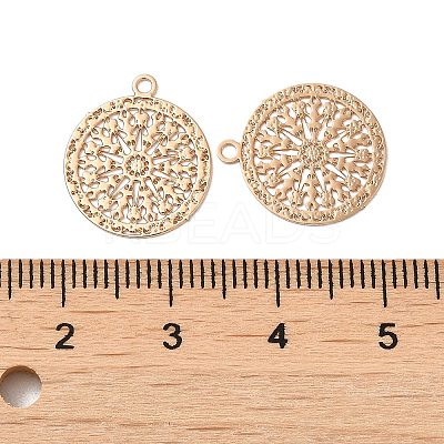Rack Plating Brass Filigree Pendants KK-Q792-03LG-1