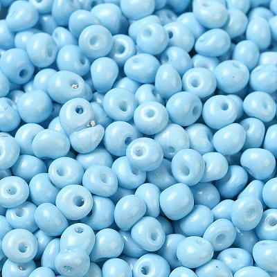 6/0 Opaque Baking Paint Glass Seed Beads X1-SEED-M012-02A-13-1