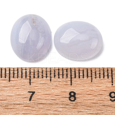 Natural Blue Lace Agate Cabochons G-I363-01E-1