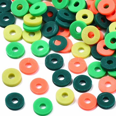 Handmade Polymer Clay Beads CLAY-T019-02B-37-1
