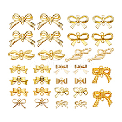 30Pcs 15 Styles Alloy & Brass & 304 Stainless Steel Links/Connectors FIND-PH0024-72-1