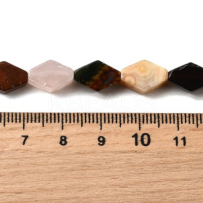 Natural & Synthetic Mixed Gemstone Beads Strands G-A279-B02-01-1