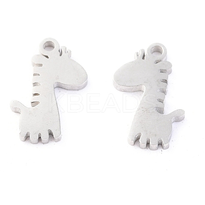 Non-Tarnish 304 Stainless Steel Charms STAS-O142-41P-1