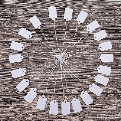 White Rectangle Jewelry Price Tags X1-TOOL-C003-02-1