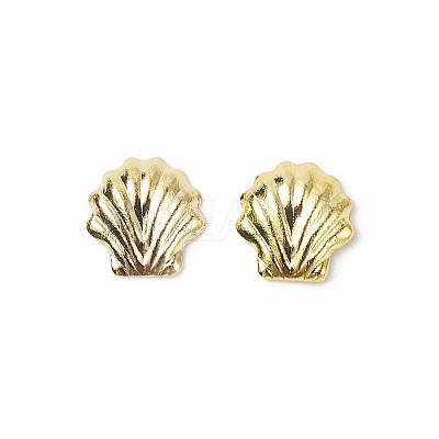 (Defective Closeout Sale: Oxidation) Brass Metallic Nail Cabochons MRMJ-XCP0001-40G-1