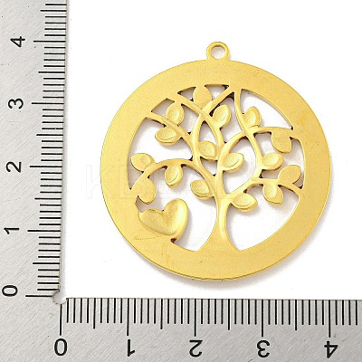 Ion Plating(IP) 304 Stainless Steel Rhinestone Pendants STAS-U007-03C-G-1