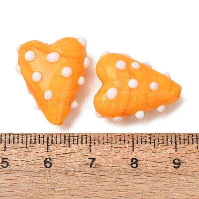 Handmade Lampwork Enamel Beads LAMP-Z025-01E-1
