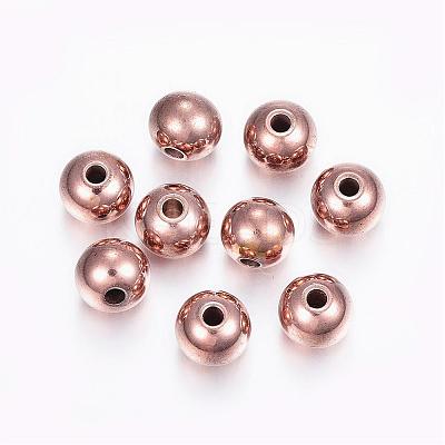 304 Stainless Steel Beads STAS-L187-8mm-10RG-1
