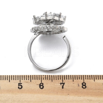 Gear Rotatable Open Cuff Rings for Women LS-RJEW-S402-12P-1