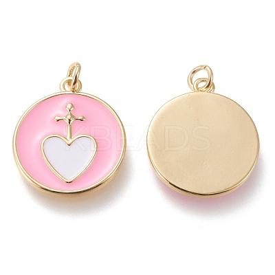 Brass Pendants ZIRC-I044-01-1