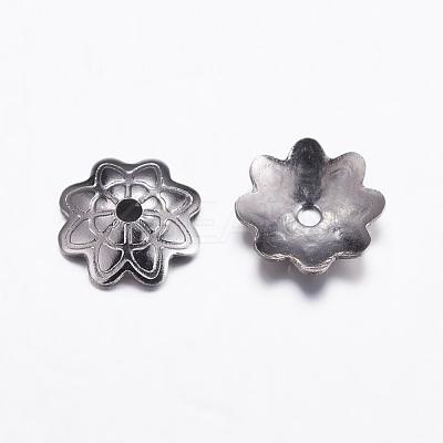 Tarnish Resistant 304 Stainless Steel Beads Caps STAS-P161-16-1