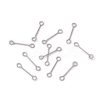 Non-Tarnish 304 Stainless Steel Connector Charms STAS-G291-03A-P-1