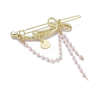 Alloy Crystal Rhinestone Hair Barrettes LS-PHAR-Z003-08LG-1