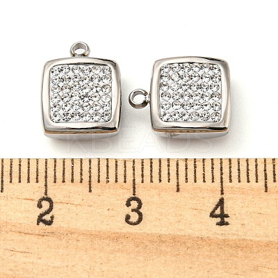 304 Stainless Steel Pendants STAS-L022-153P-1