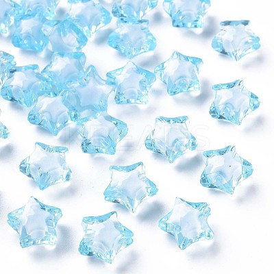 Transparent Acrylic Beads TACR-S152-02A-754-1