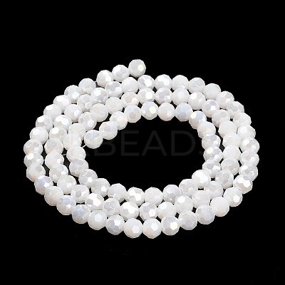Imitation Jade Glass Beads Stands EGLA-A035-J6mm-B05-1