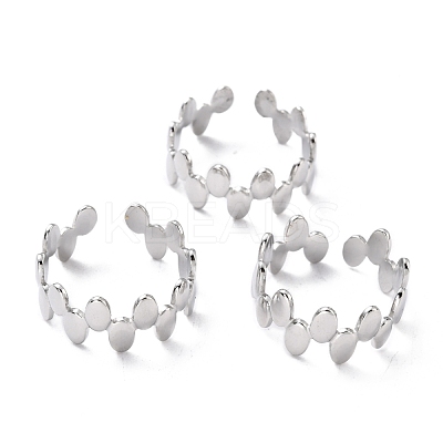 Tarnish Resistant 304 Stainless Steel Finger Rings RJEW-L102-02P-1