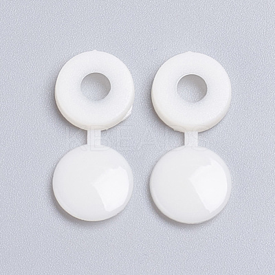 Plastic Hinged Screw Covers DIY-WH0164-65B-1