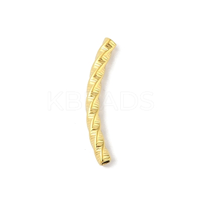 304 Stainless Steel Curved Tube Beads STAS-M071-03F-G-1