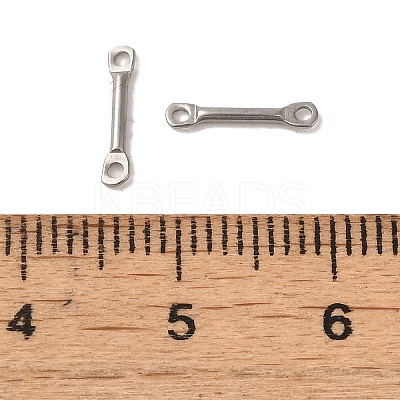Non-Tarnish 304 Stainless Steel Connector Charms STAS-Q323-04B-P-1
