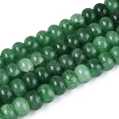 Baking Paint Crackle Glass Beads Strands DGLA-N020-01A-06-1
