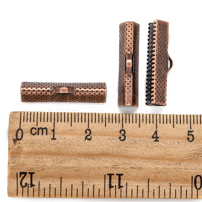 Mixed Iron Ribbon Crimp Ends E182Y-M-1