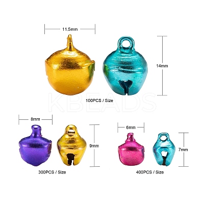 Christmas Aluminum Bell Charms FIND-LS0001-08-1