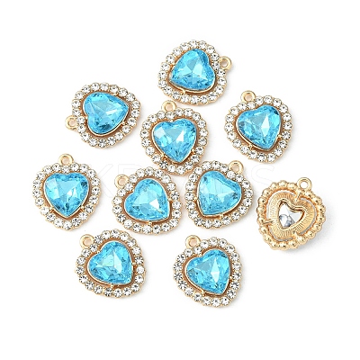 Alloy Crystal Rhinestone Charms ALRI-YW0001-01E-1