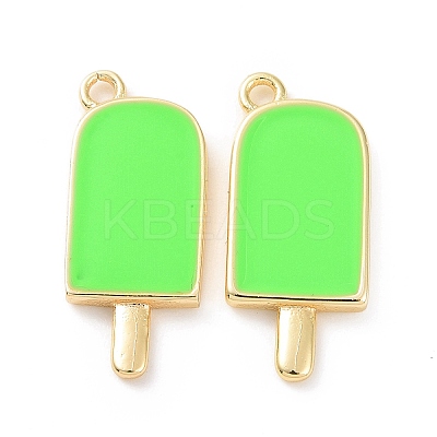 Brass Enamel Pendants KK-A168-16-06G-1