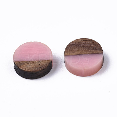 Resin & Wood Cabochons X-RESI-S358-70-H39-1