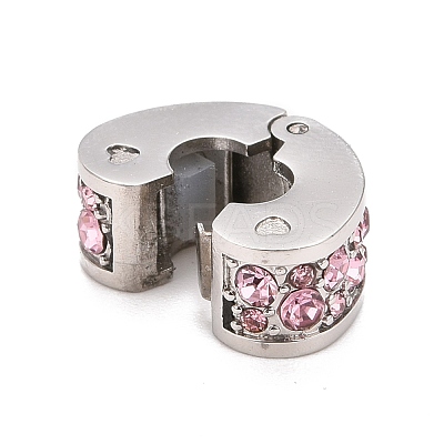 304 Stainless Steel European Clasps STAS-C047-03P-1