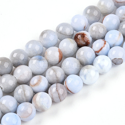 Natural Persian Jade Beads Strands G-A255-A02-01A-1