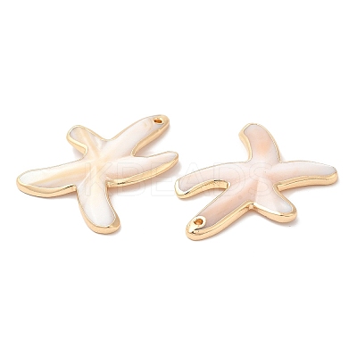 Natural Freshwater Shell Pendants SHEL-F007-23-1