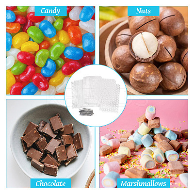 4 Styles OPP Cellophane Candy Storage Bags Sets ABAG-TAC0013-20A-03-1