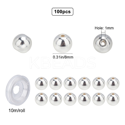 200Pcs DIY Electroplate Non-magnetic Synthetic Hematite Bead Stretch Bracelets Making Kits DIY-SC0014-92B-S-1